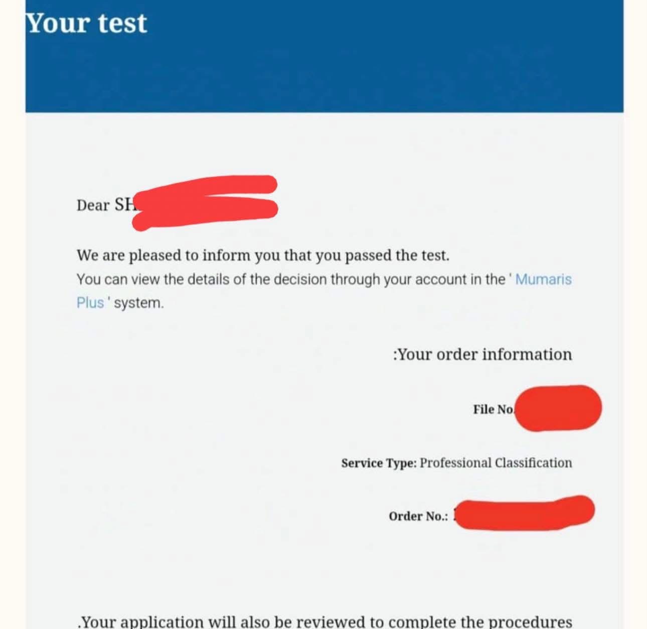 SCFHS 4th Attempt Request – Fast Approval Support